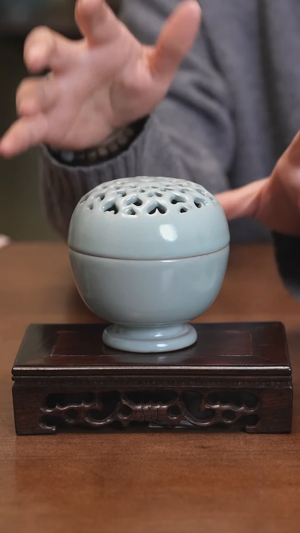 【闪购商品】Y宝丰宋官窑原产地汝瓷小香炉