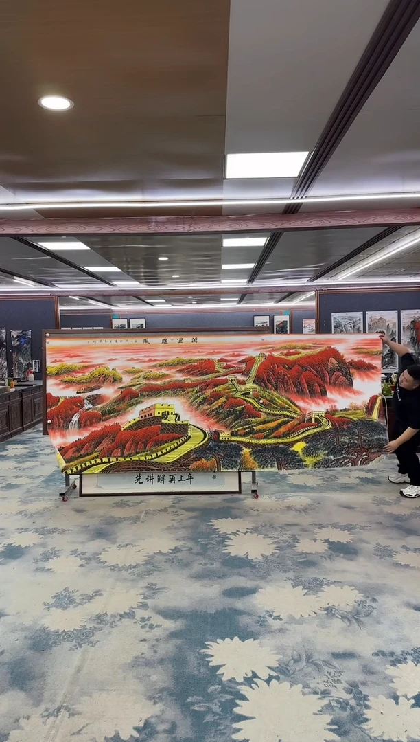 国画W-王红兵-大丈二-山水国画