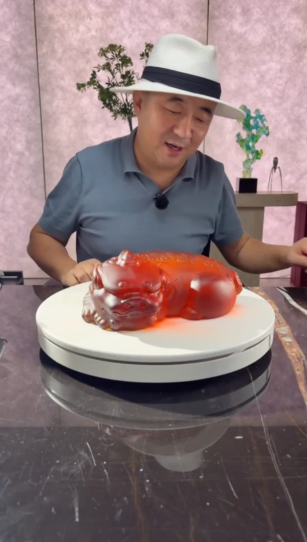 摆件璨石美学蜜蜡卧福貔貅