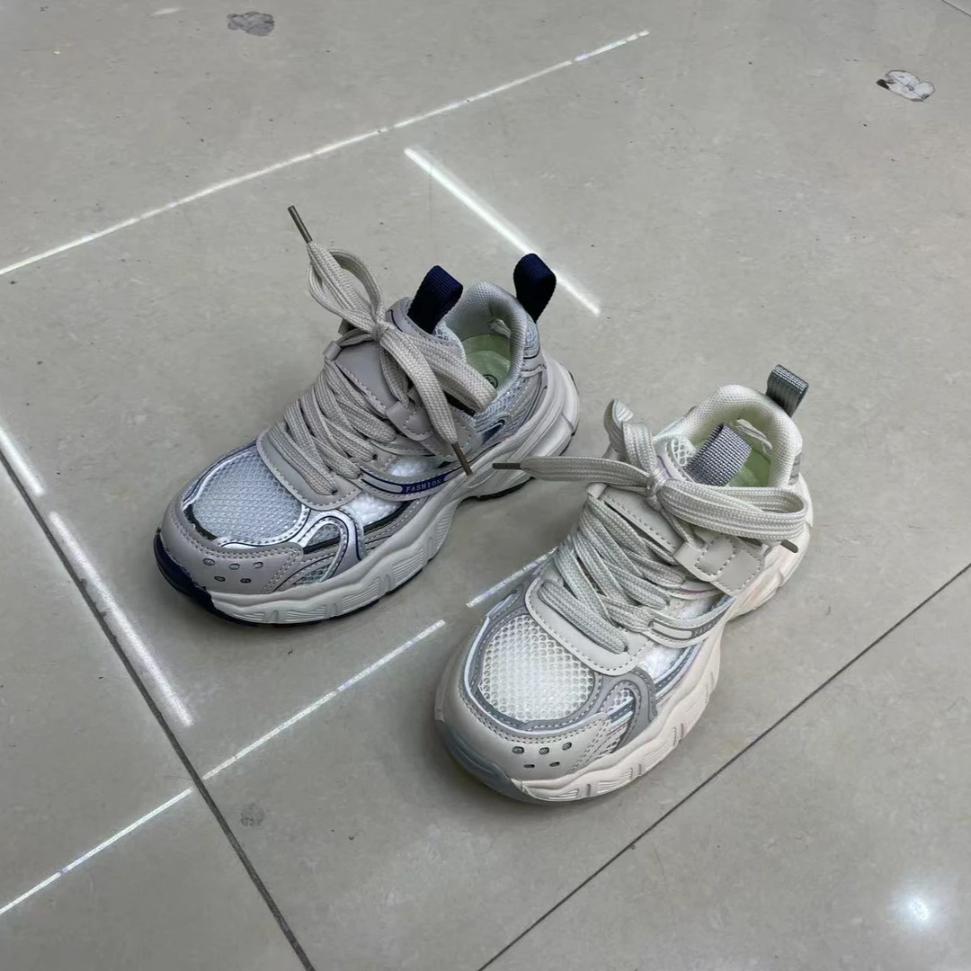 春季单网 2665儿童休闲舒适时尚百搭运动老爹鞋