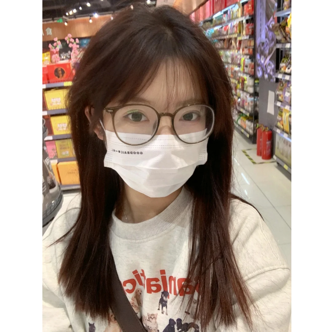 超轻TR冷茶色眼镜近视女方圆脸显脸小显瘦可配度数素颜镜架