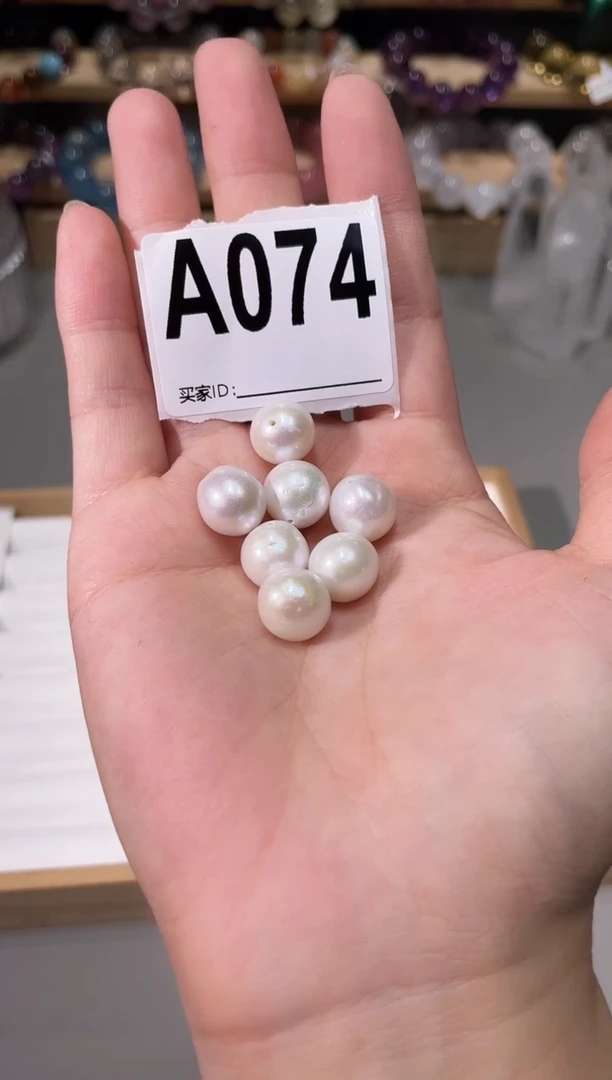 水晶手链未镶嵌A074珍珠单珠多样性发一