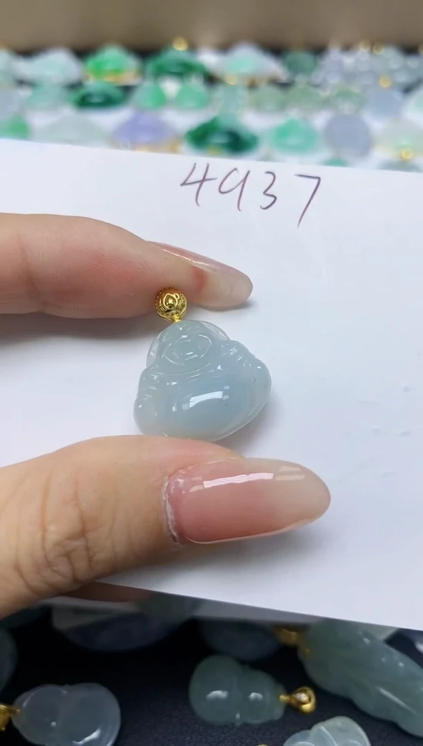 翡翠未镶嵌颈饰 天然缅甸翡翠A货