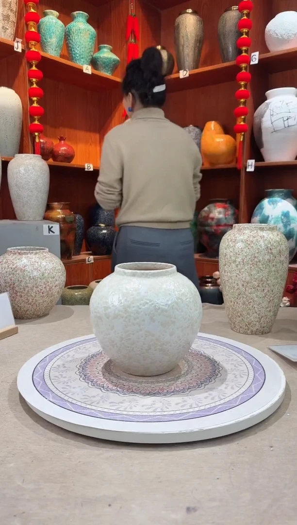 【闪购商品】瓶茶白 小号 精品陶瓷花瓶 无花