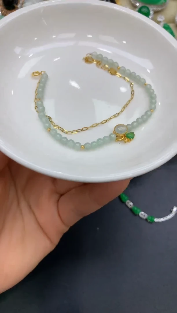 未镶嵌手链翡翠382-中国好珍宝