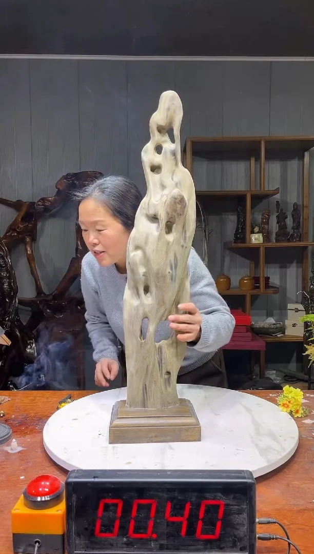 【闪购商品】阴沉木木雕金丝楠随型摆件