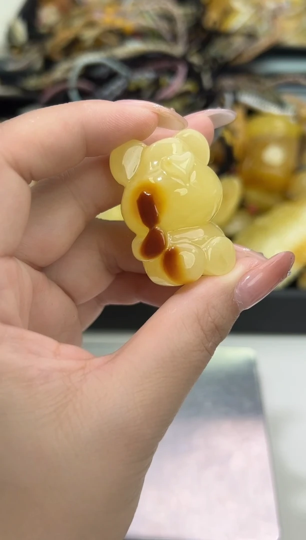裸石琥珀未镶嵌琥珀蜜蜡吊坠