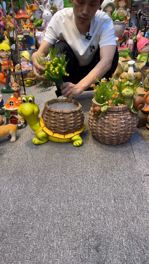 无花朵花园庭院摆件&002&