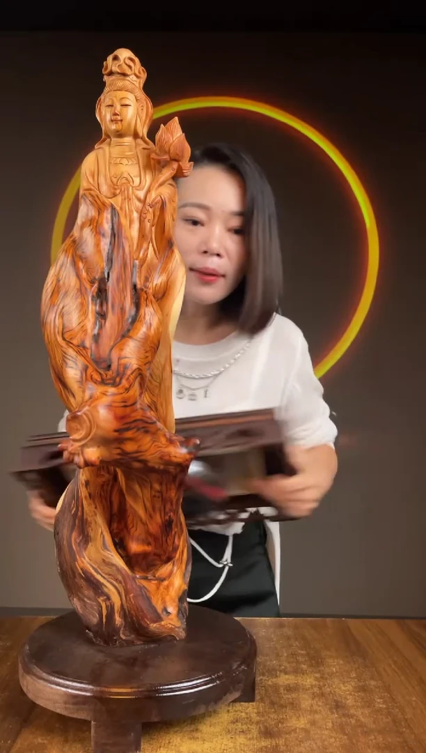 柏木（崖柏）手工摆件,先抢先得! 编号:128