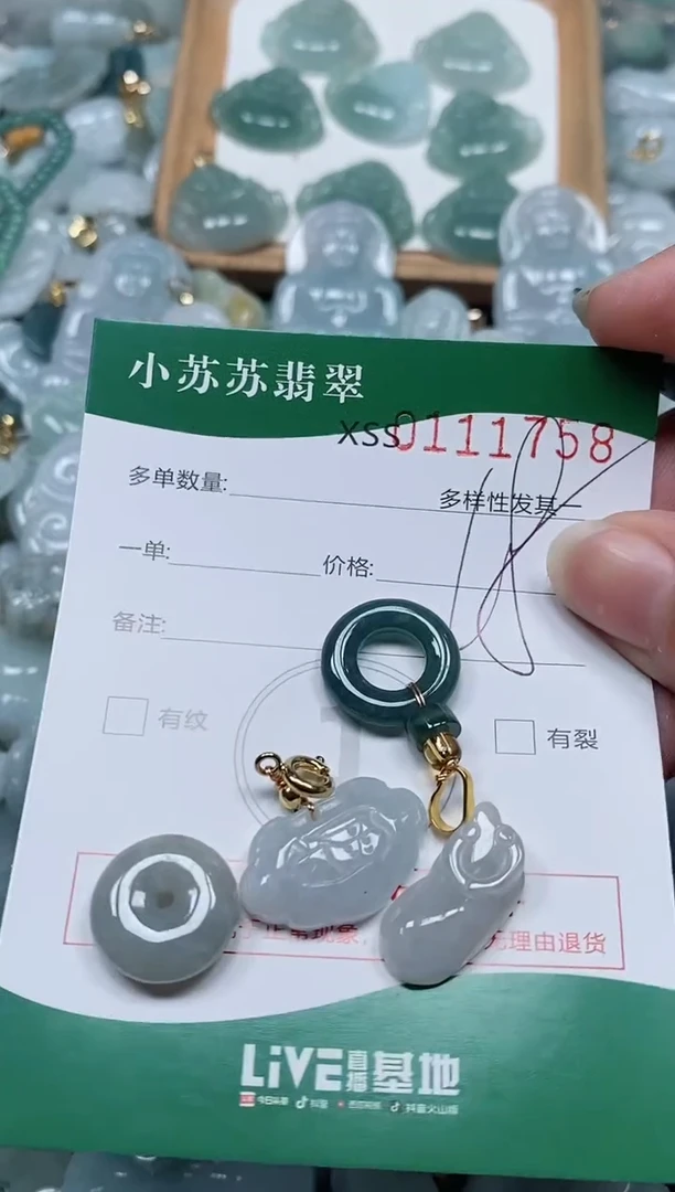 【闪购商品】翡翠颈饰未镶嵌闪购商品0111758