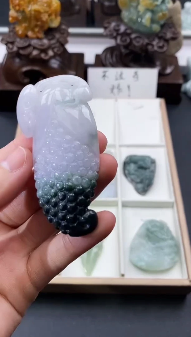 颈饰未镶嵌翡翠天然缅甸A货翡翠