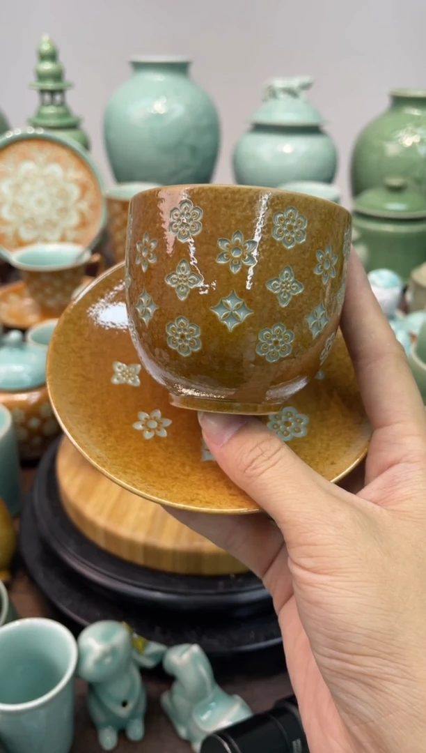 1杯1托  慧仙青瓷 龙泉青瓷大促 定点福利放漏