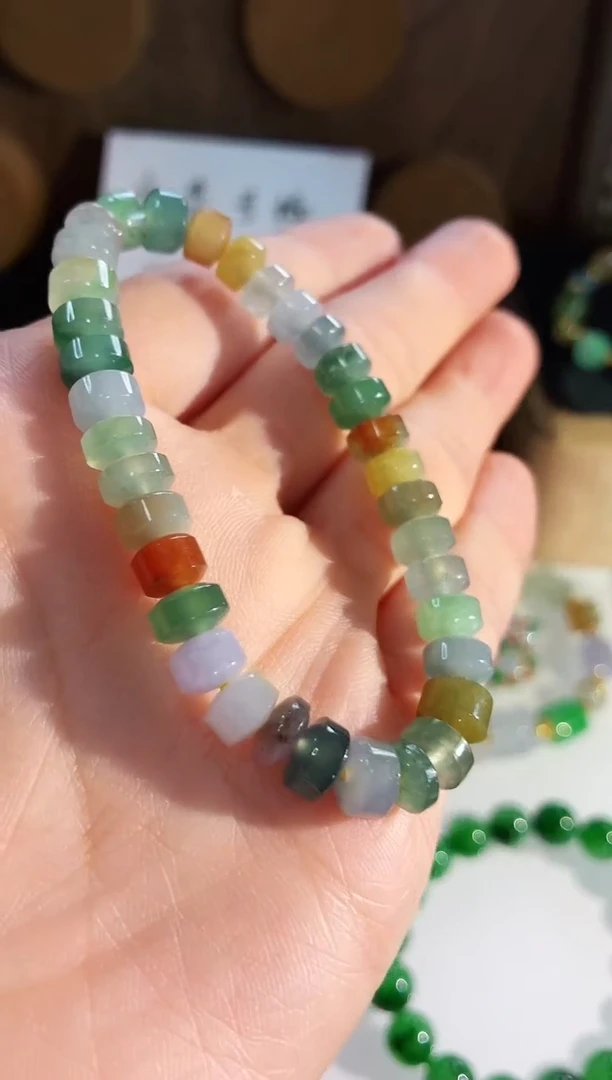 未镶嵌手链翡翠手串