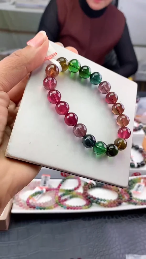 未镶嵌手串碧玺 多样性发一条