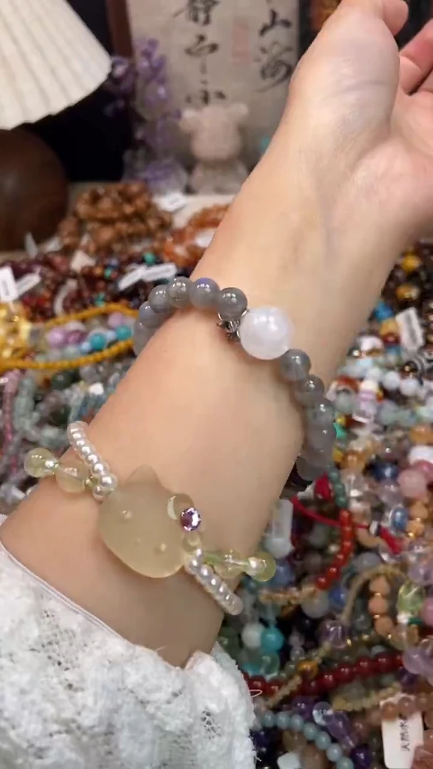 未镶嵌手链月光石358