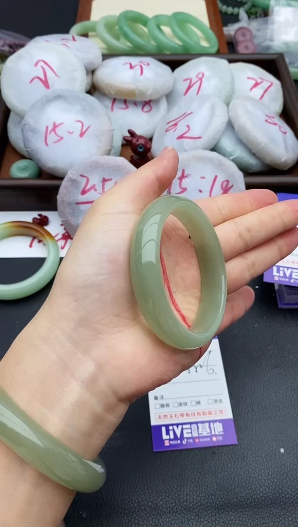 未镶嵌手镯石英质玉38+55/56