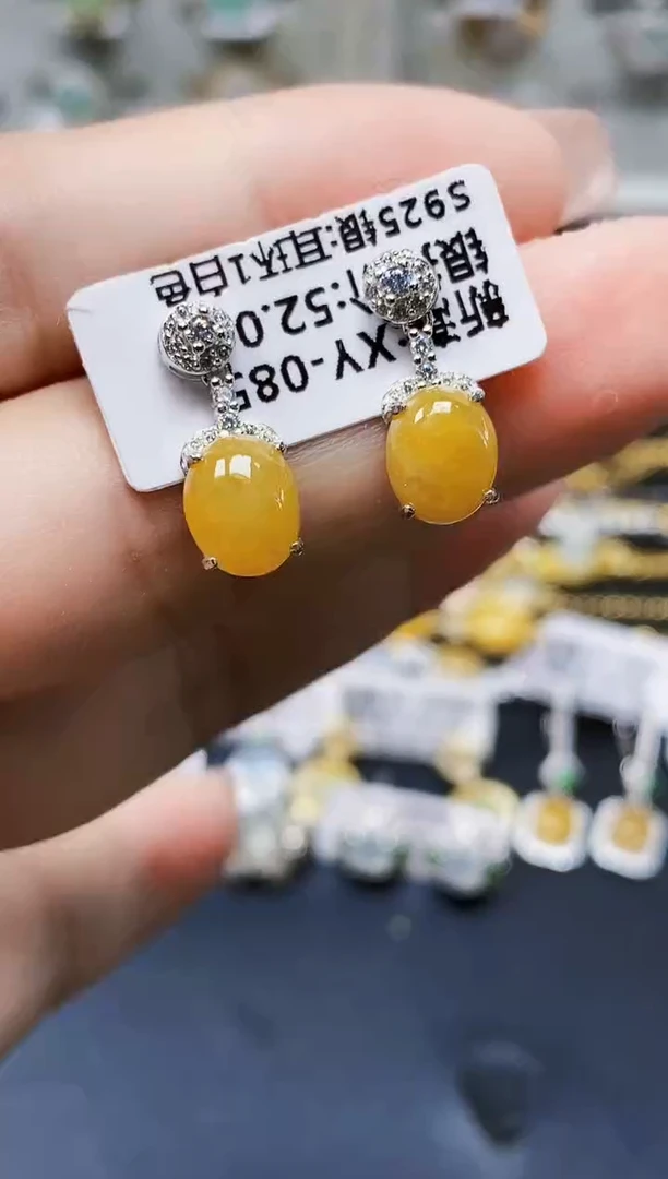 银S925镶嵌戒指翡翠0139