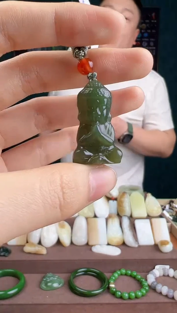 【闪购商品】和田玉颈饰未镶嵌ZZ 拍一发一 多样性发货