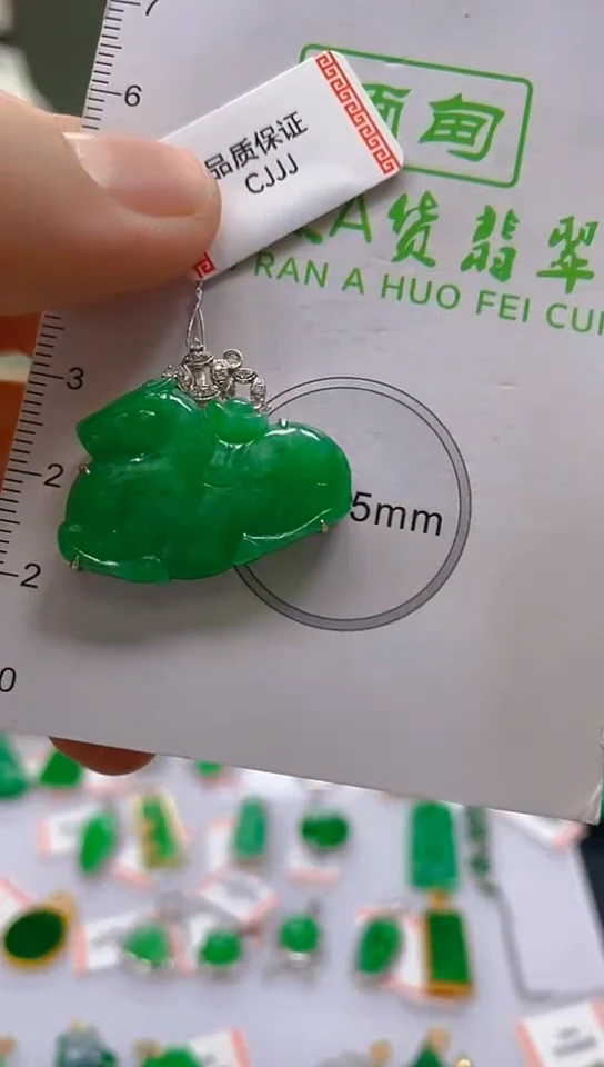 【闪购商品】翡翠颈饰18K金镶嵌新号开播，全场乱卖