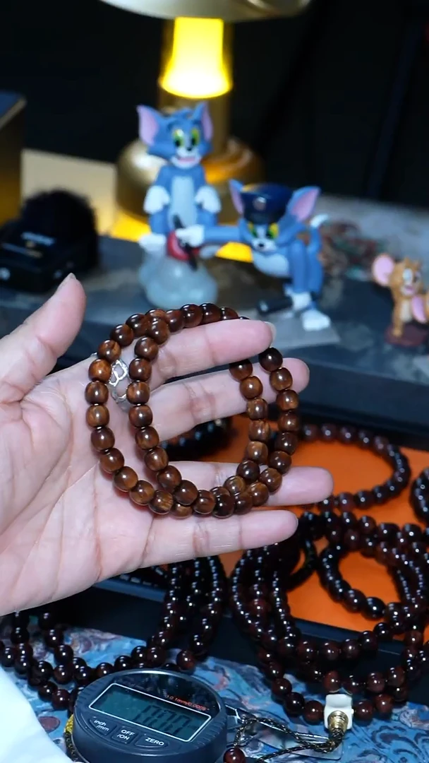 手串/手链黄花梨/降香黄檀【MOYU】海南黄花梨 8*8.5 文玩潮款手串