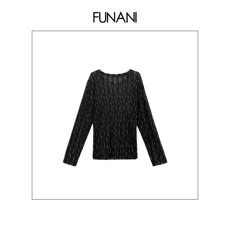 【FUNANI】 轻奢法式高级感重工原创设计感  上衣XS2530002