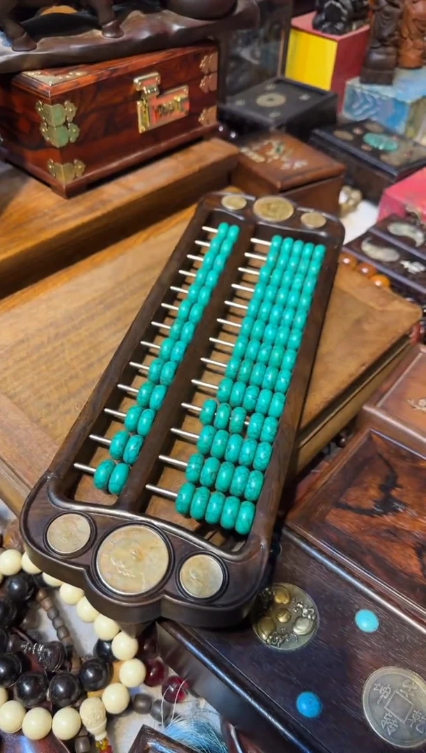 木算盘绿汉镶嵌