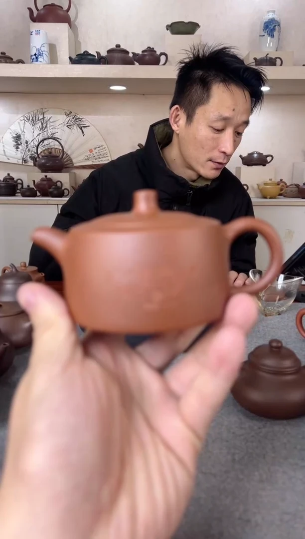 【闪购商品】紫砂茶壶井栏 紫泥 半手工