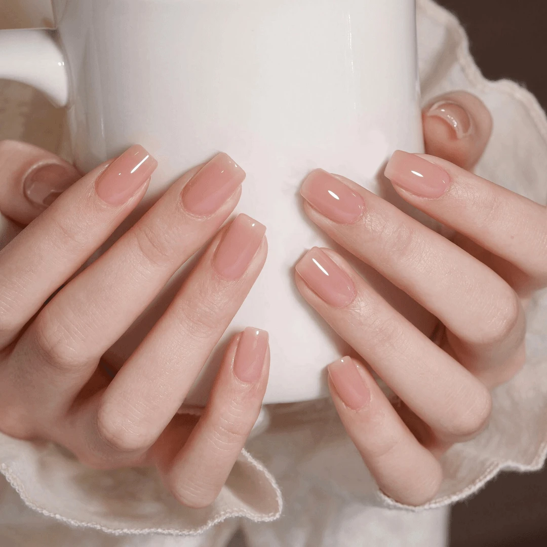 『嬛嬛裸』荔之2025新款高级感裸色美甲短中款推荐爆款穿戴甲甲片