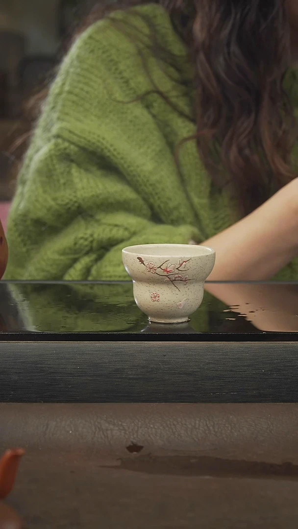 茶壶紫砂葫芦杯，白玉段，