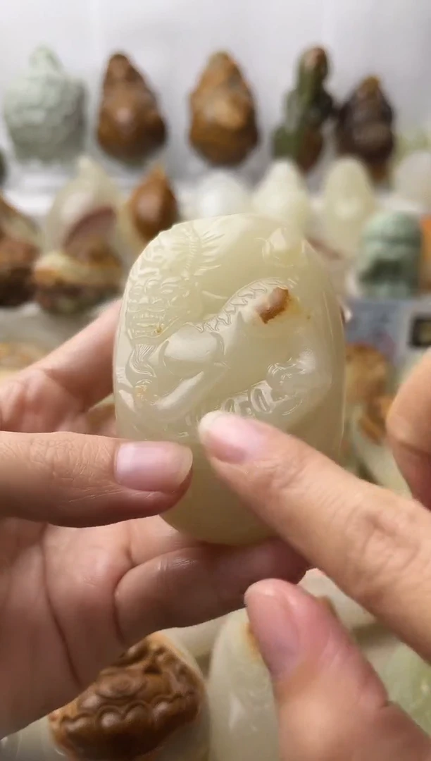 石材古青石棉纹正常不退换貔貅