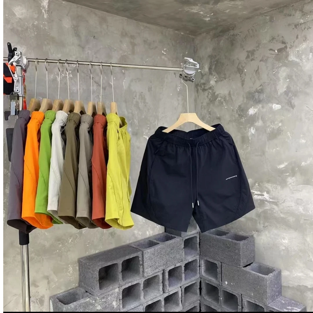 蛋先生2025夏季男士线条百搭时尚抽绳短裤速干透气短裤25075