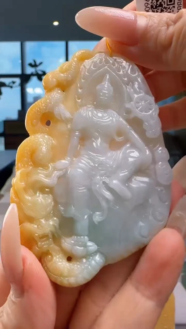 翡翠未镶嵌颈饰YJ@@960Q3J19746