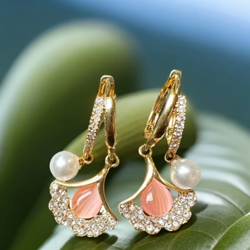 铜合金耳饰 耳环时尚轻奢A345