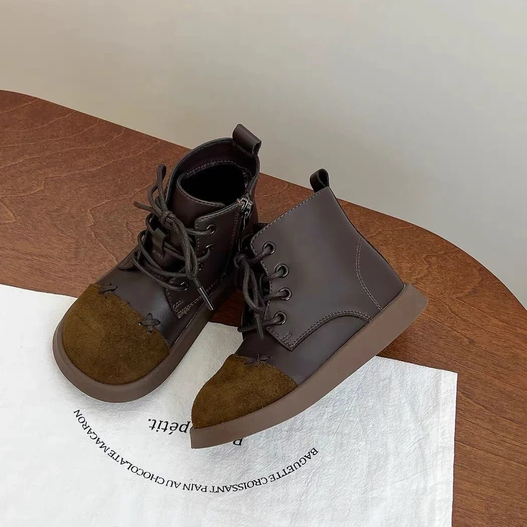 67386高端专享冬季舒适加绒马丁靴棕色（G8）