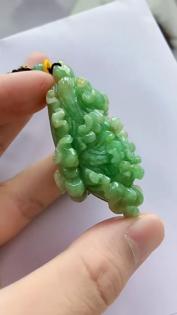 未镶嵌定制翡翠4688bb-毛货挂件13