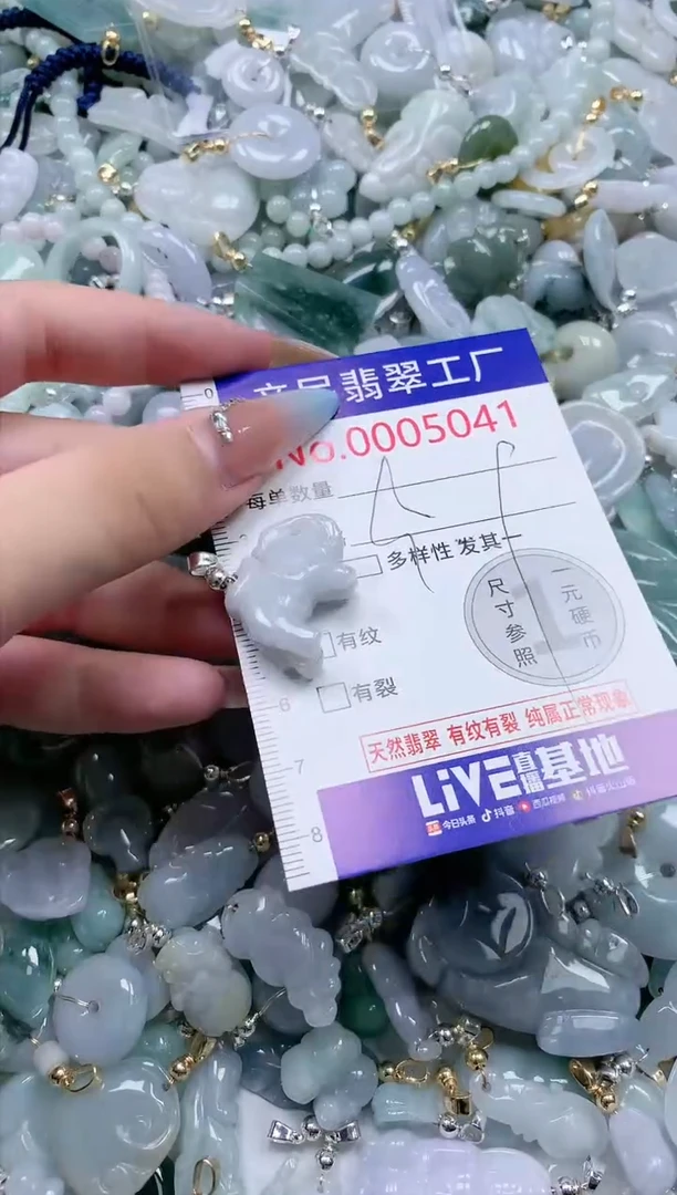 翡翠未镶嵌吊坠(不含链)5041