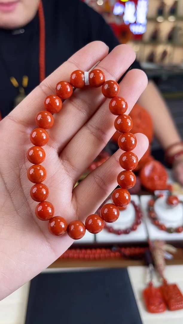未镶嵌瓦西手串9mm南红玛瑙（多样式发其一）