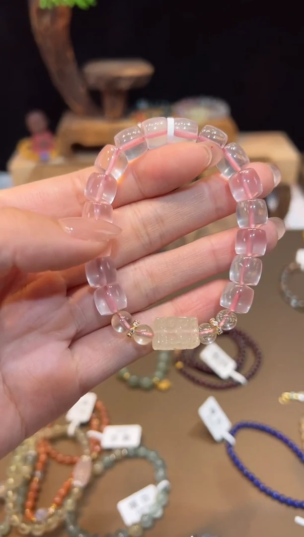 水晶手链未镶嵌手饰@@