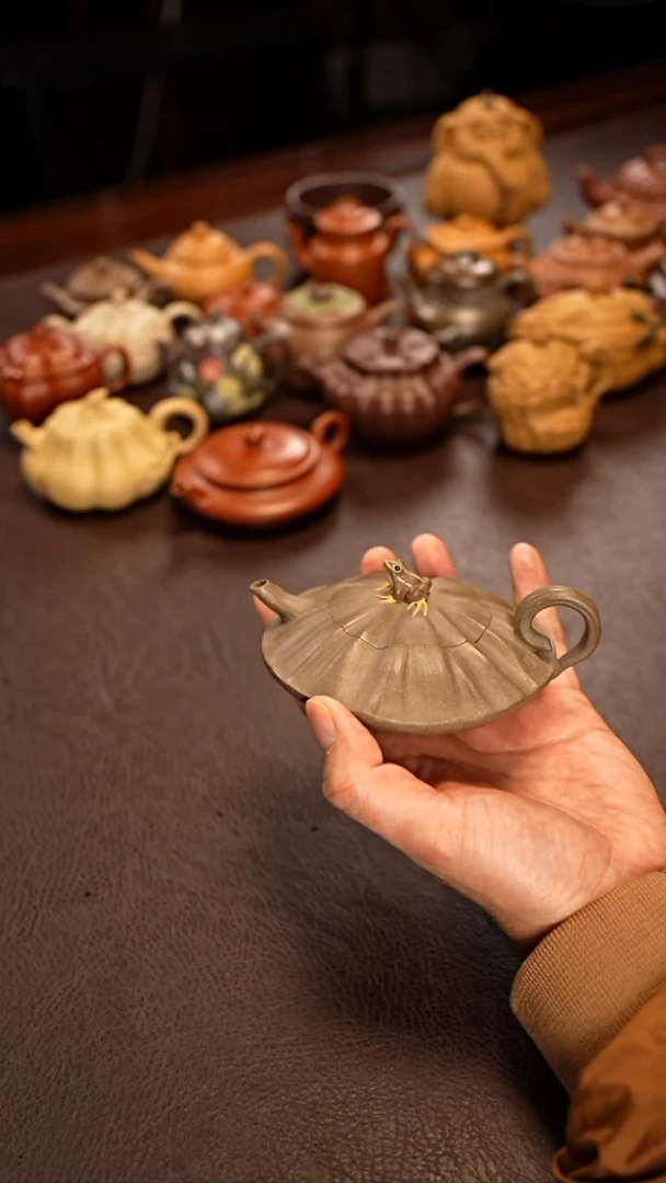 茶壶紫砂荷瓢紫砂壶