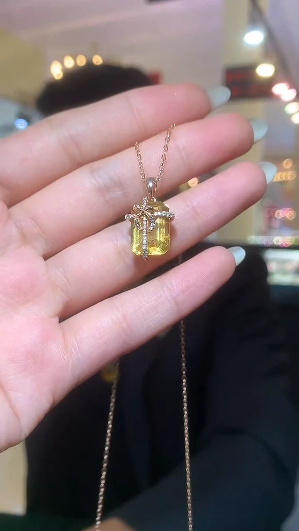 颈饰银S925镶嵌水晶【宝石世家严选】