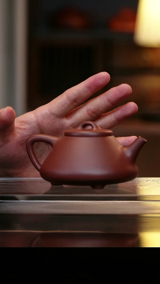 茶壶紫砂底槽清-半手子冶-180cc