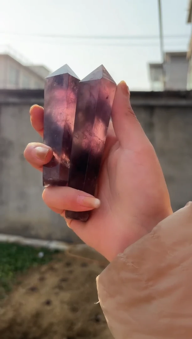【闪购商品】水晶摆件未镶嵌紫水晶权杖 多样性发一个 858
