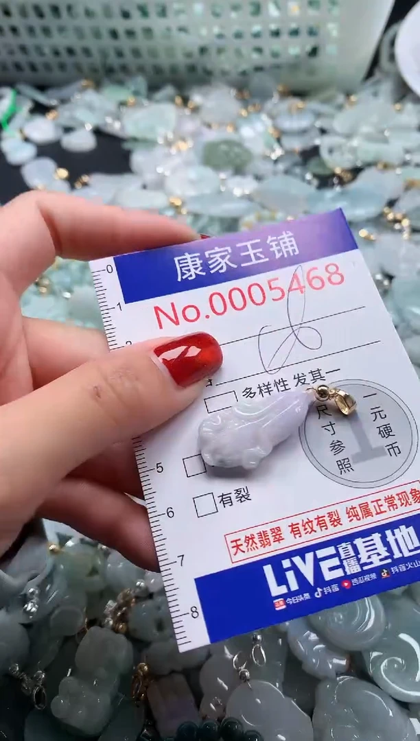翡翠未镶嵌吊坠(不含链)5468