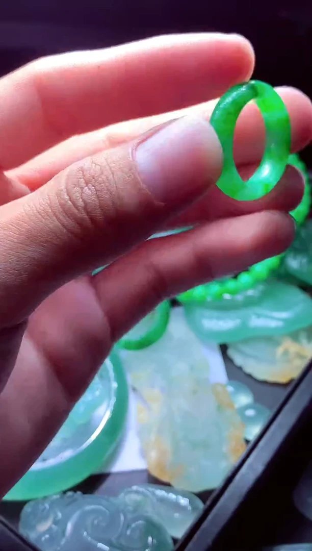 未镶嵌定制翡翠庞**#翡翠毛货定制