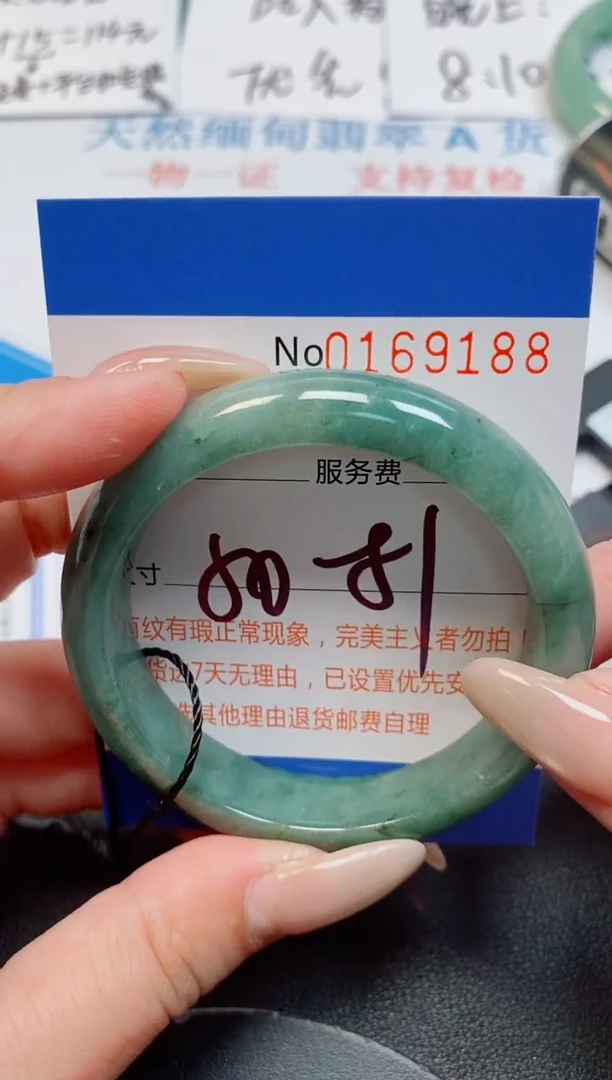 未镶嵌手镯翡翠天然缅甸翡翠169188