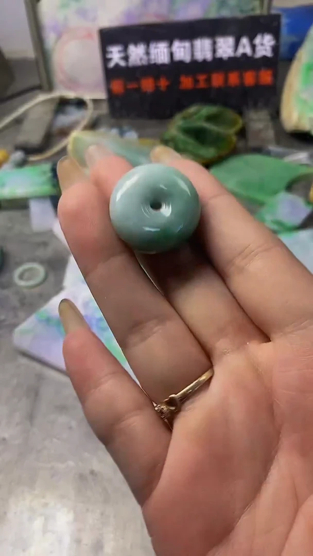 未镶嵌挂件翡翠天然货缅甸翡翠A货691