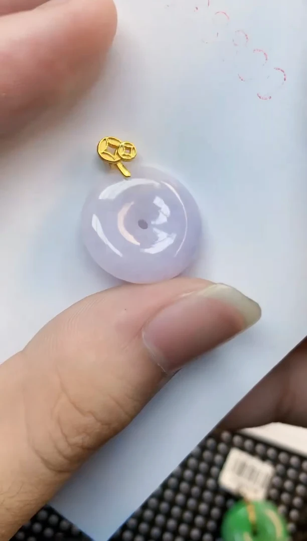 翡翠未镶嵌吊坠(不含链)1