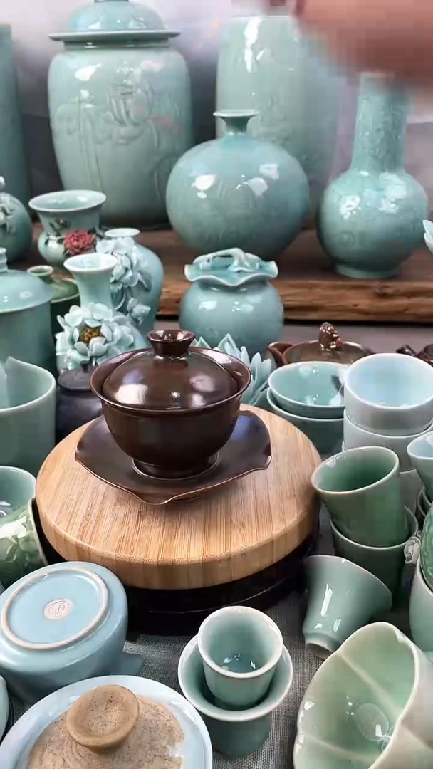 【闪购商品】 纯手工  正品 慧仙青瓷