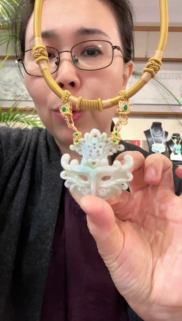 【闪购商品】翡翠颈饰未镶嵌国风