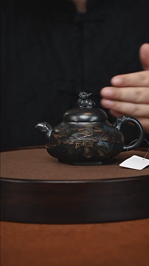 茶壶紫砂原矿紫砂壶
